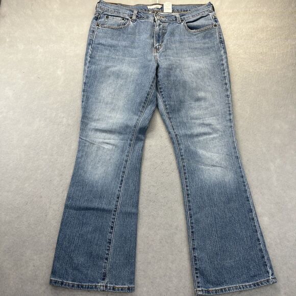 Levis 515 Jeans Womens Size 12 s Blue High Rise Cotton Stretch Bootcut Fit Denim - Picture 2 of 16